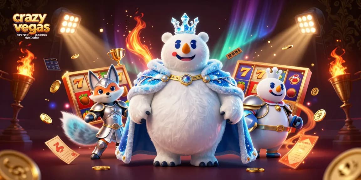 Experience the thrill of crazyvegas new online casinos australia with exciting slot reels and vibrant characters.
