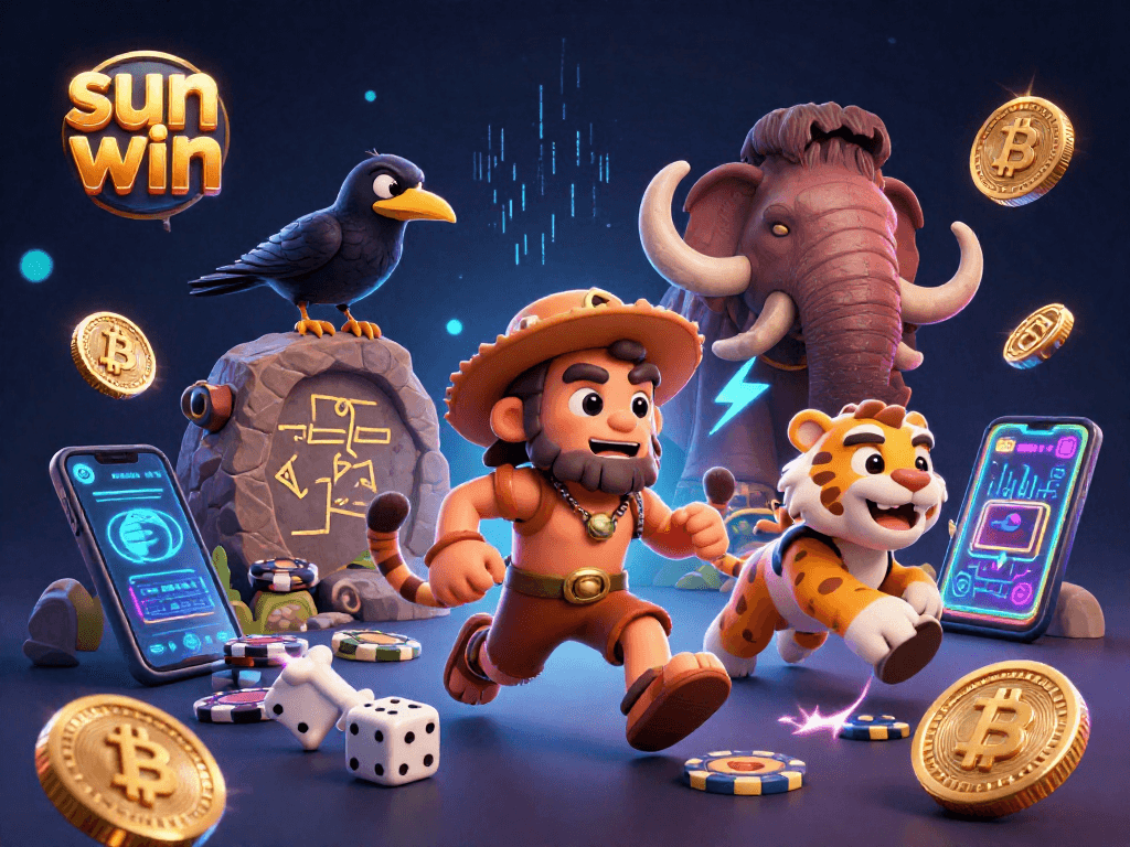 Play thrilling games at sun win casino, featuring vibrant graphics and engaging characters.