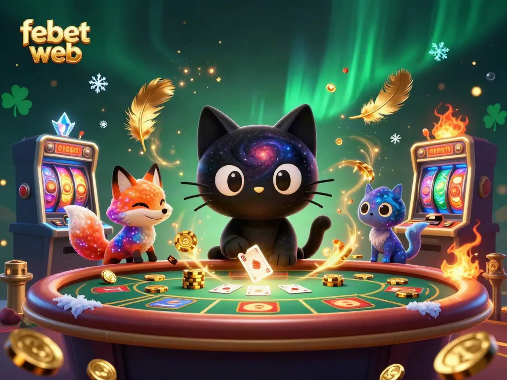 Experience the excitement of febet web with dynamic casino elements and vibrant characters.