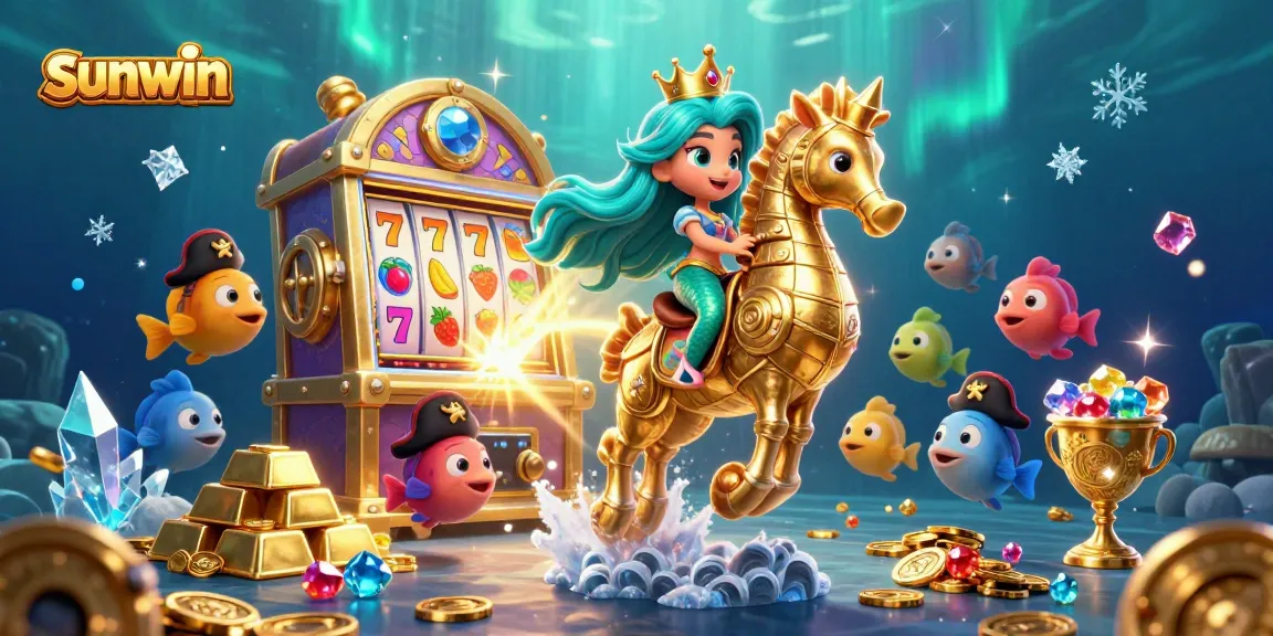Catch the excitement of sunwin casino with vibrant slot games and lively underwater characters.