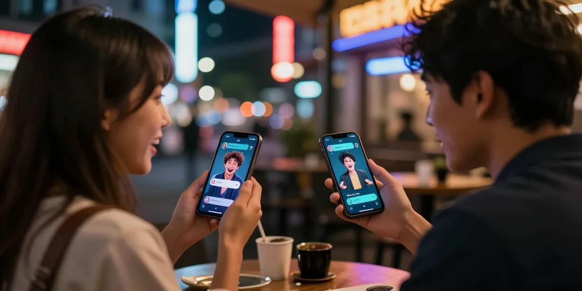 Engaging in nsfw ai chat with vibrant city ambiance and neon lights.